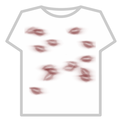 zombie goth emo lipstick marks blood stains