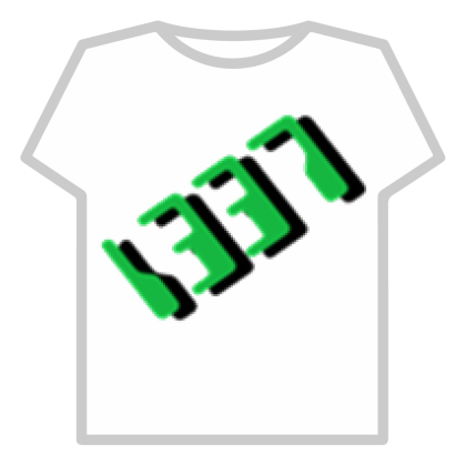 Transparent 1337 Roblox 180DAY