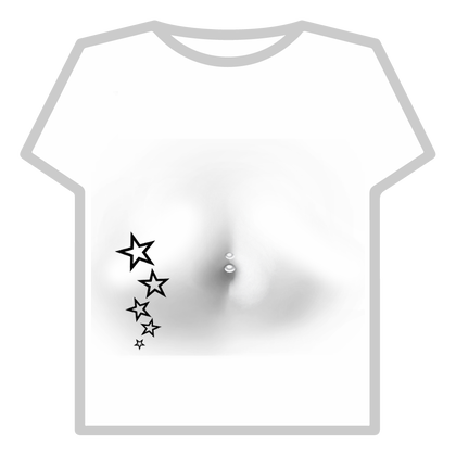star tattoo belly shade piercing cute y2k