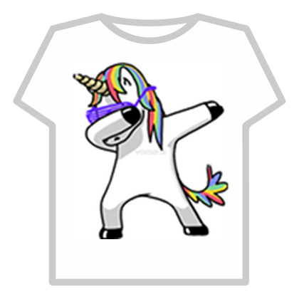 Unicorn Dabbing T-Shirt - Roblox